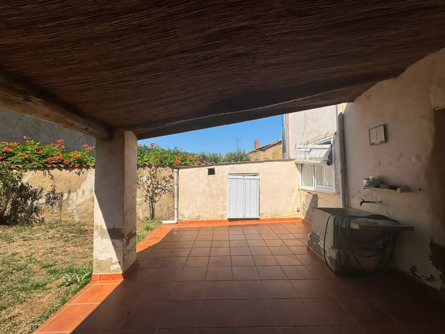 Terraza de Casa o chalet en venta en Mansilla de las Mulas con Calefacción, Jardín privado y Amueblado
