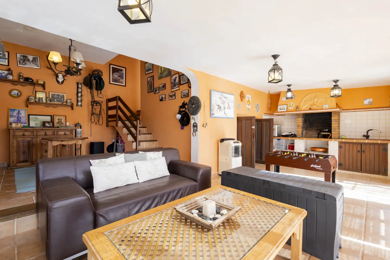 Living room of Houses for sale in San Cristóbal de la Laguna  with Air Conditioner, Private garden and Terrace