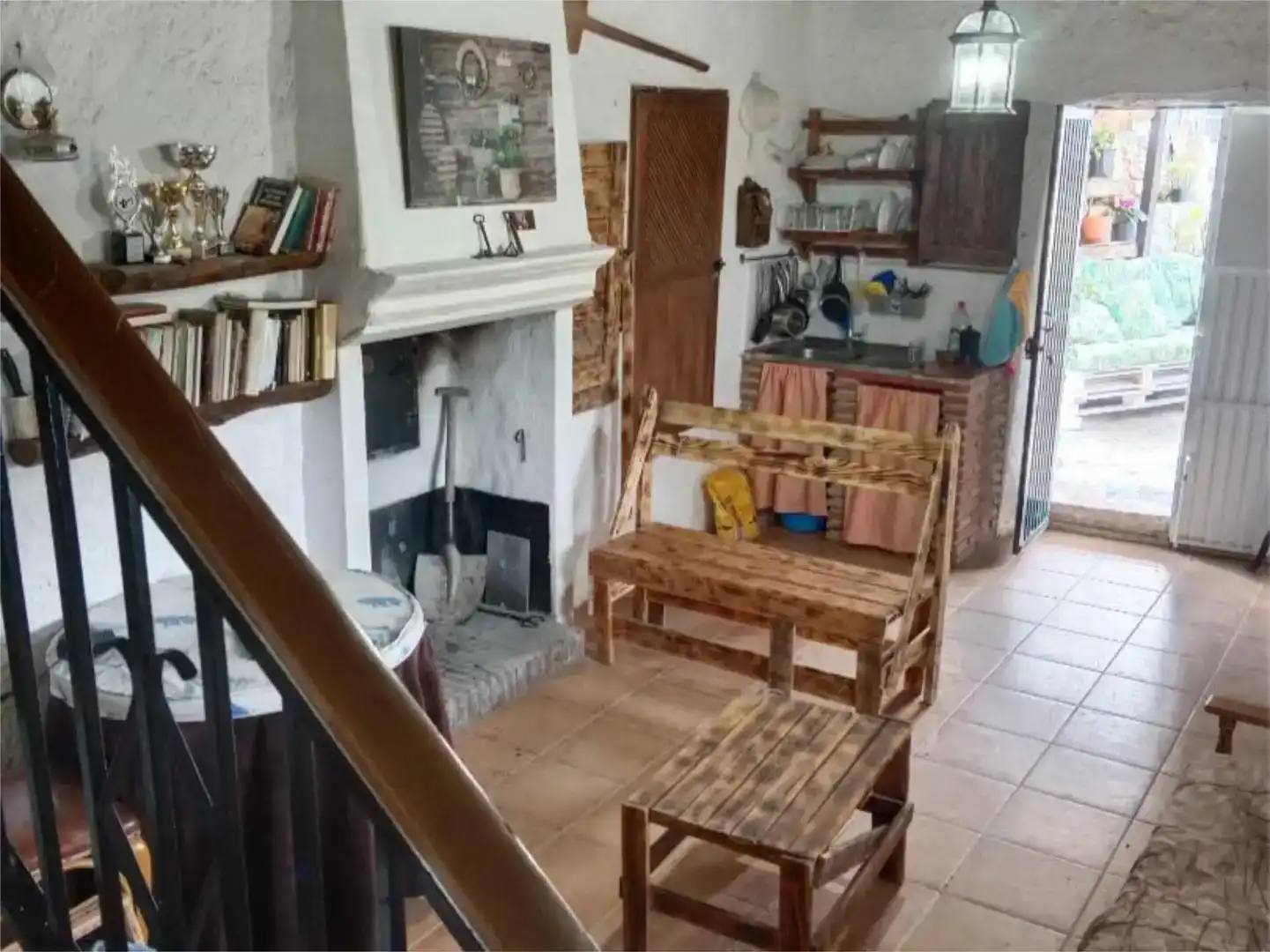Cuina de Finca rústica en venda en Alcudia de Monteagud amb Moblat