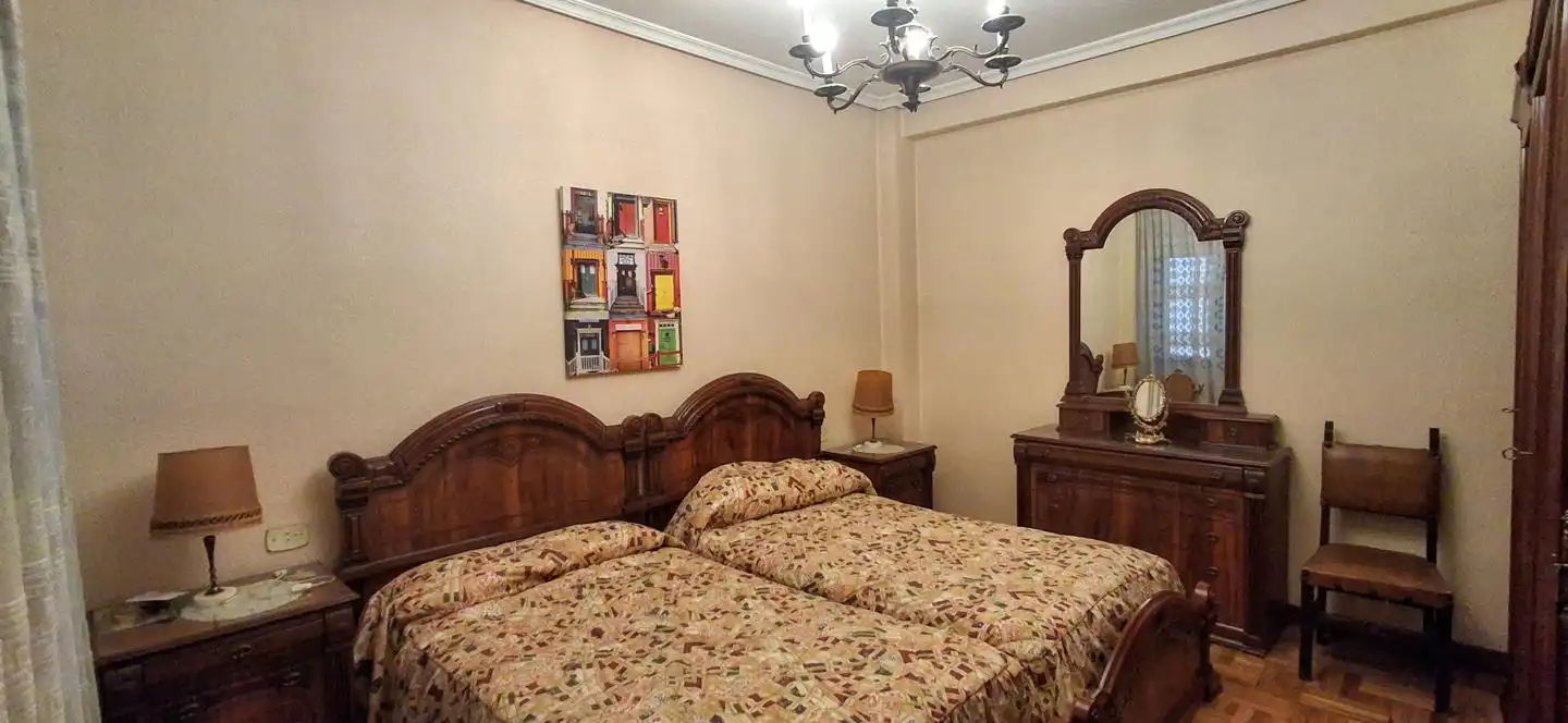 Bedroom of Flat for sale in Tudela  with Air Conditioner, Heating and Parquet flooring