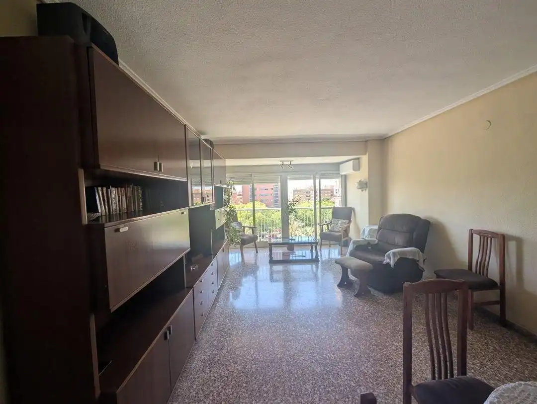Wohnzimmer von Wohnung zum Verkauf in Valencia mit Klimaanlage