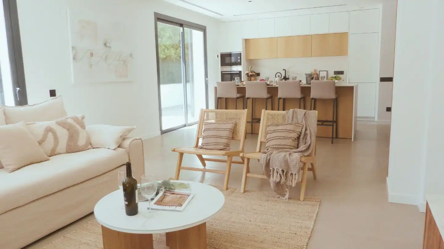 Sala de estar de Casa o chalet en venta en Cambrils con Aire acondicionado, Calefacción y Parquet