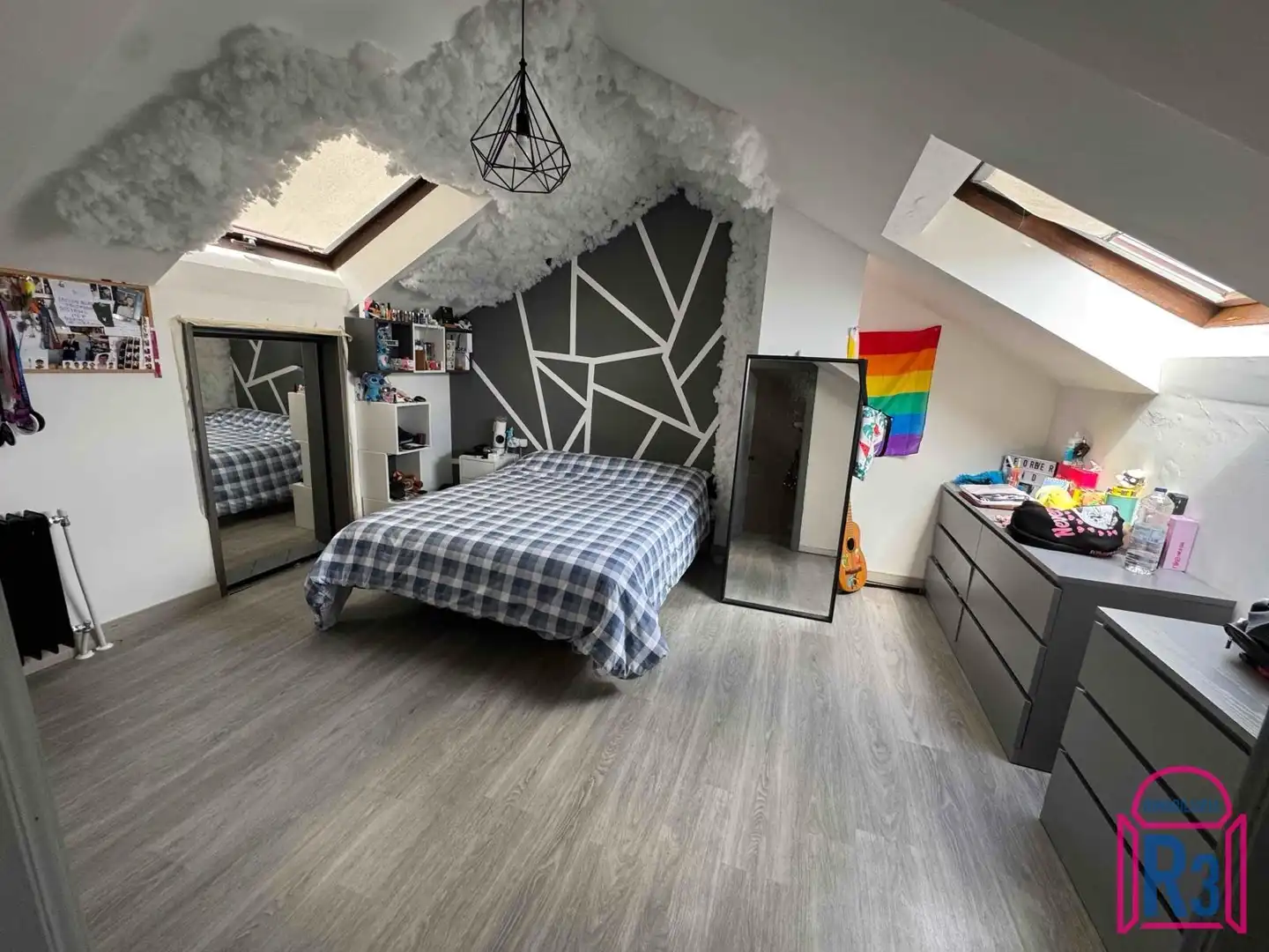 Schlafzimmer von Einfamilien-Reihenhaus zum Verkauf in San Andrés del Rabanedo mit Heizung und Privatgarten
