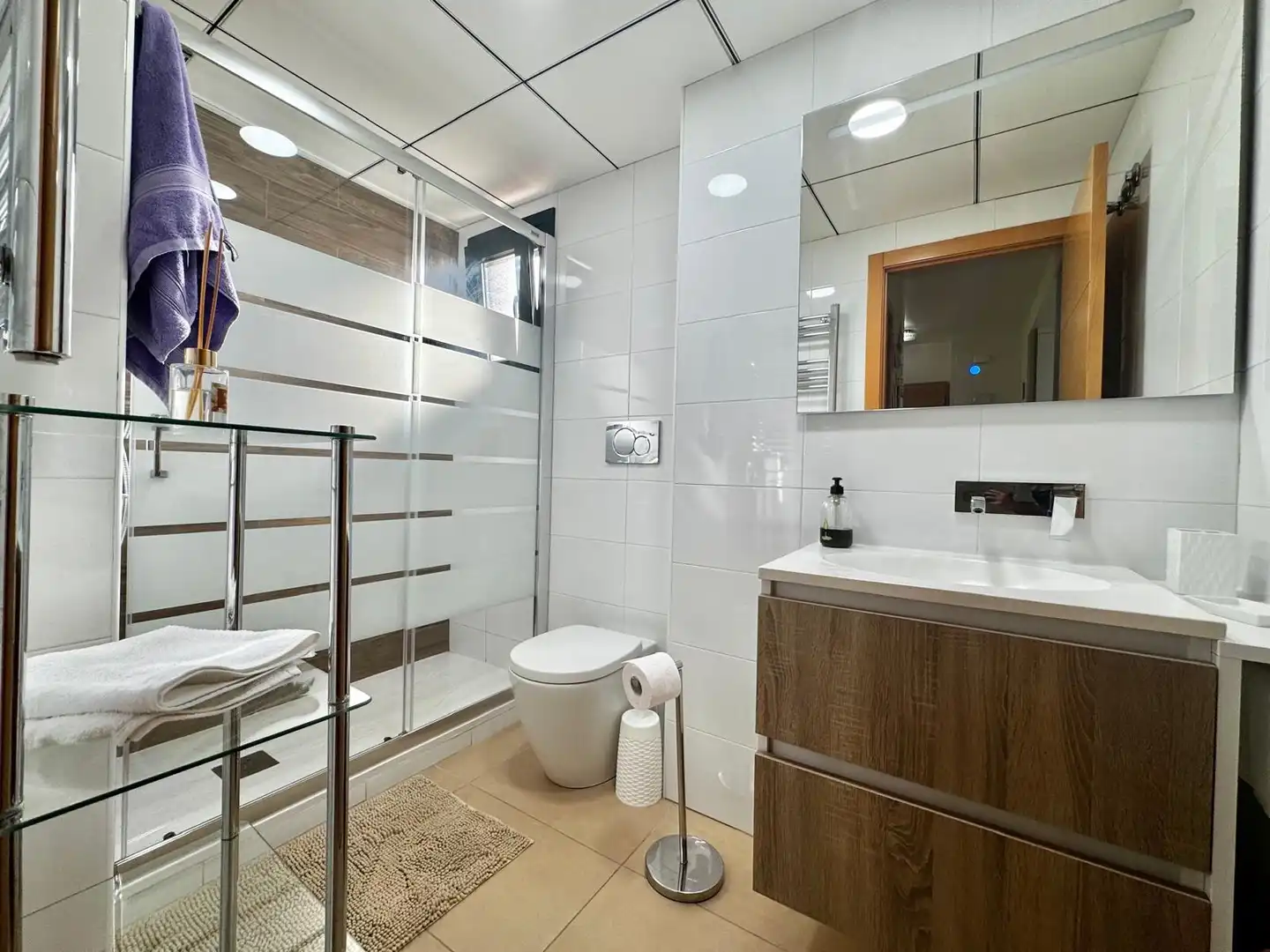 Baño de Casa o chalet de alquiler en Pilar de la Horadada con Aire acondicionado, Calefacción y Terraza