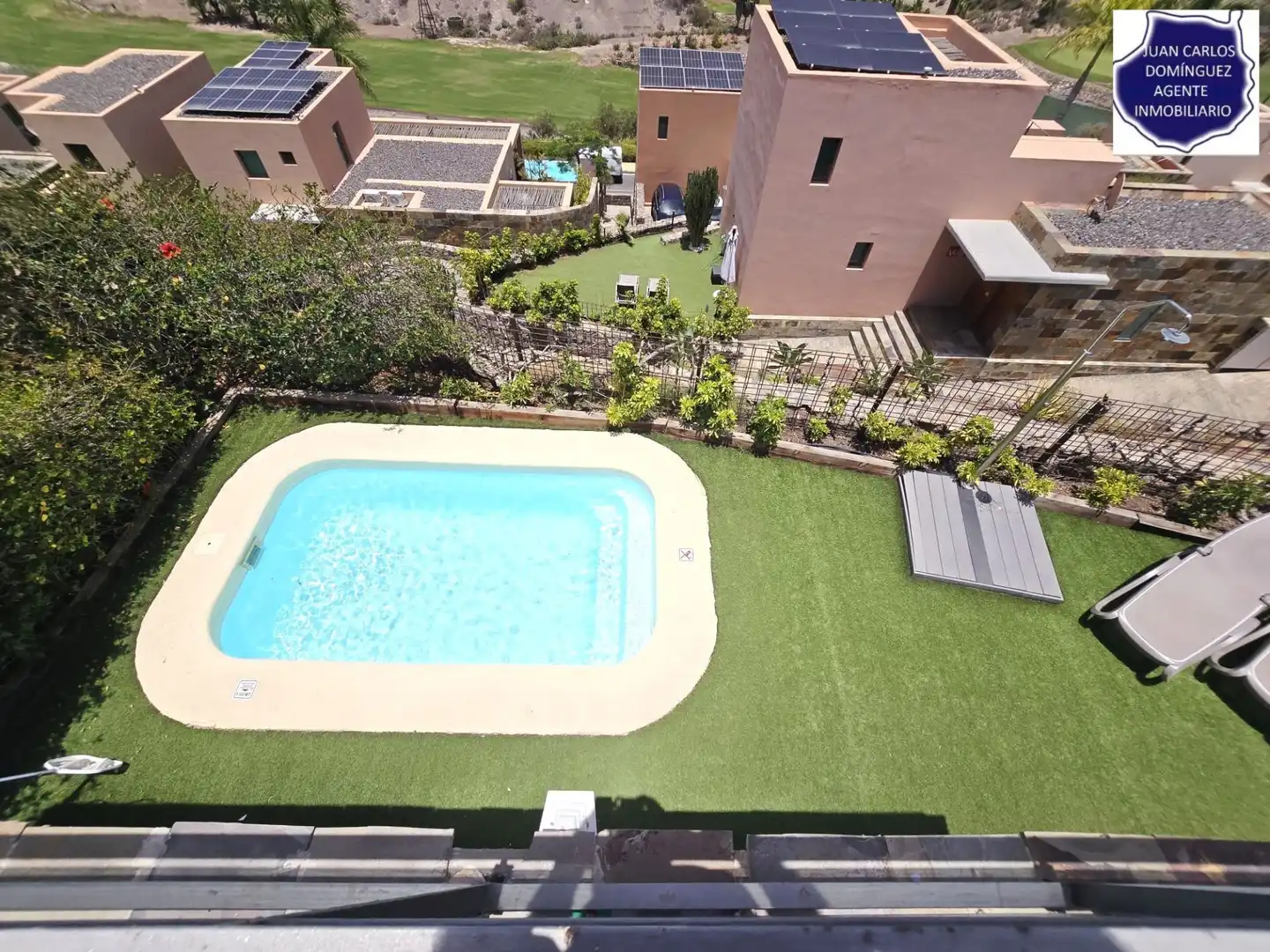 Schwimmbecken von Haus oder Chalet zum Verkauf in San Bartolomé de Tirajana mit Klimaanlage, Privatgarten und Terrasse