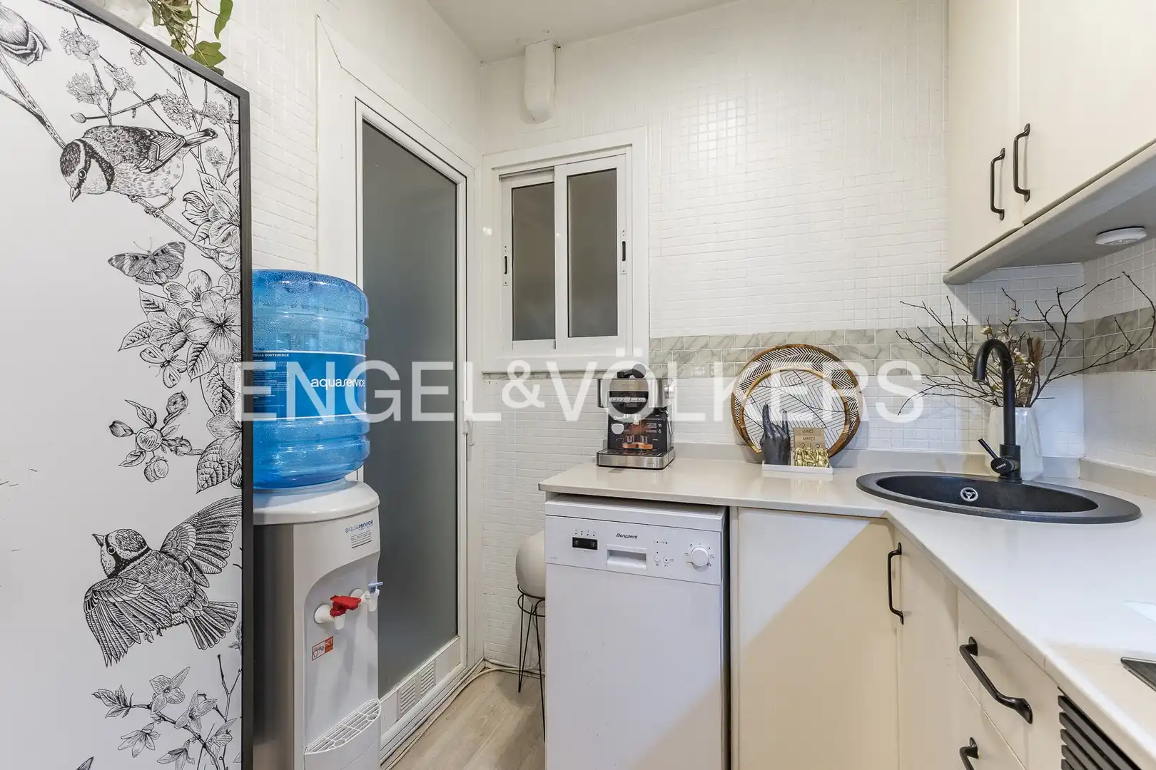 Cocina de Piso en venta en L'Hospitalet de Llobregat con Aire acondicionado, Calefacción y Parquet