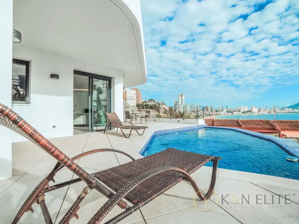 Terrassa de Dúplex en venda en Benidorm amb Aire condicionat i Piscina