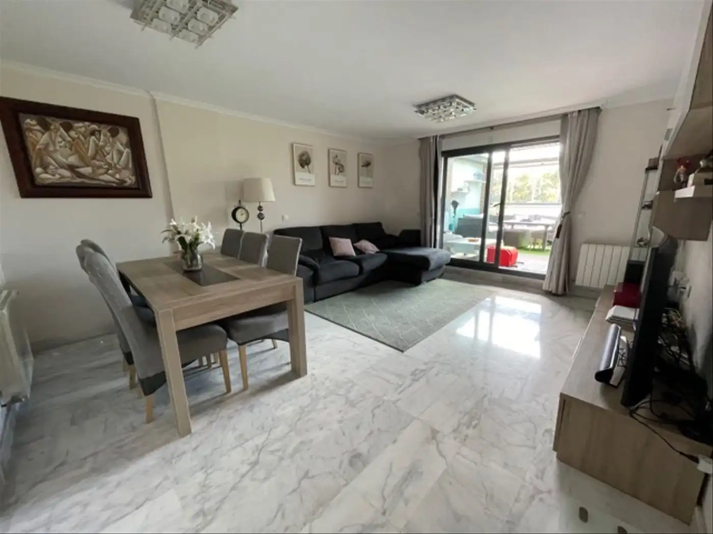 Sala de estar de Apartamento en venta en Playa de San Juan - El Cabo de las Huertas