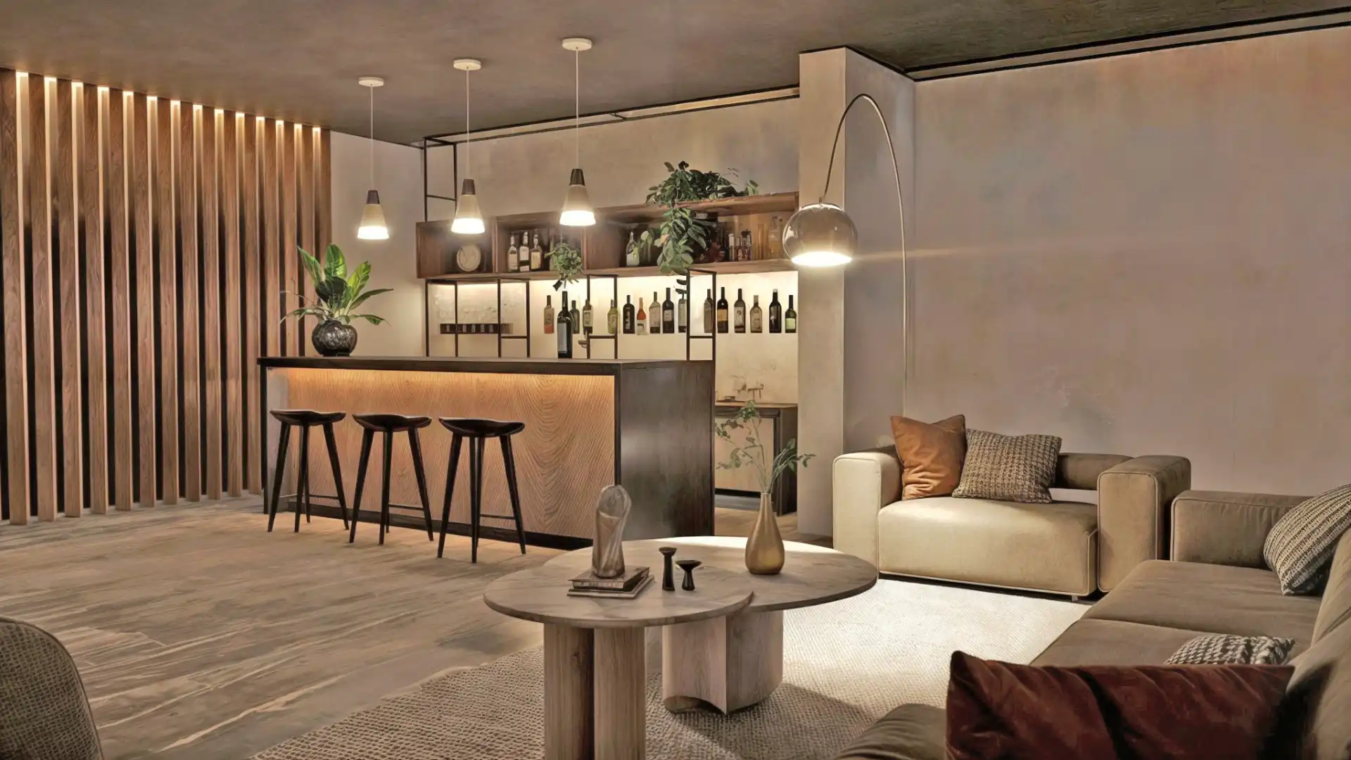 Sala de estar de Casa adosada en venta en Estepona con Jardín privado, Terraza y Piscina