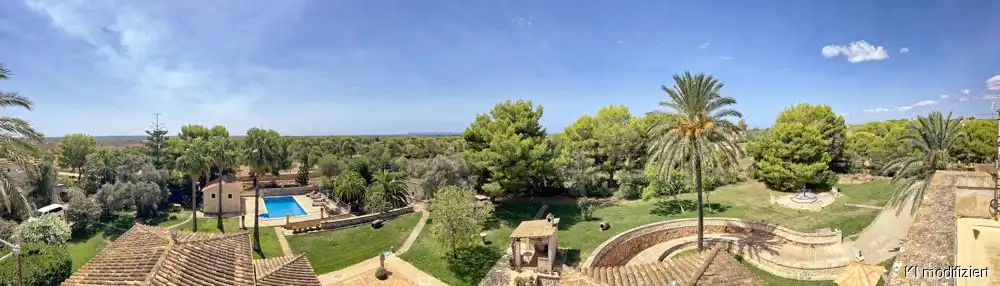 Garden of Houses for sale in Ses Salines  with Air Conditioner, Heating and Terrace