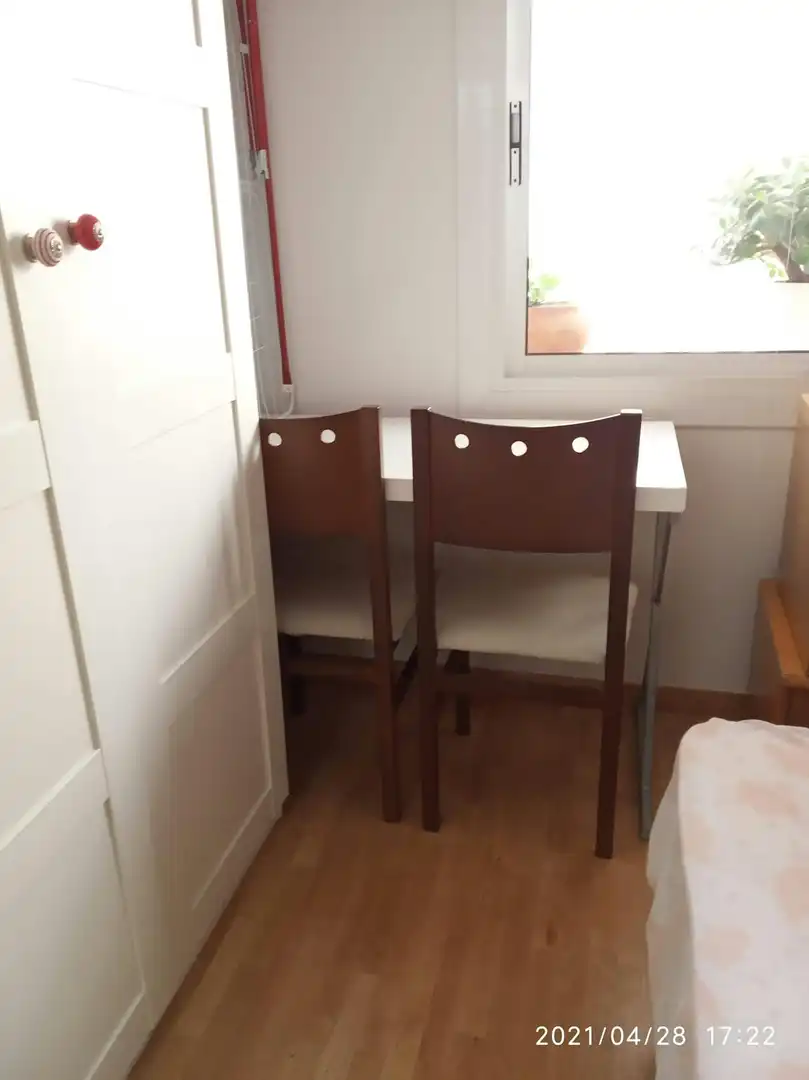 Esszimmer von Wohnung zur untervermieten in L'Hospitalet de Llobregat mit Heizung, Möbliert und Waschmaschine