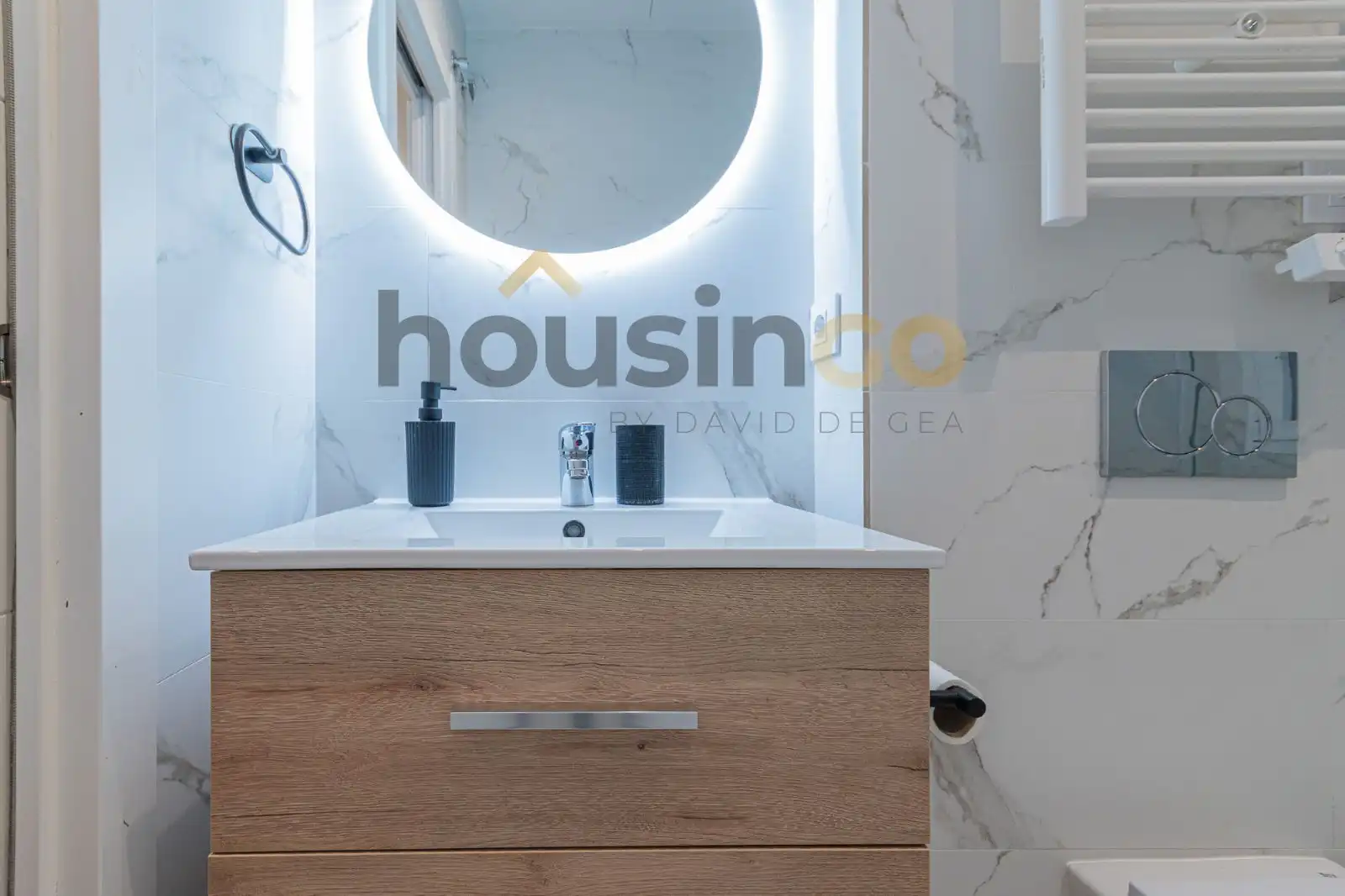 Baño de Piso de alquiler en Madrid con Aire acondicionado, Calefacción y Terraza