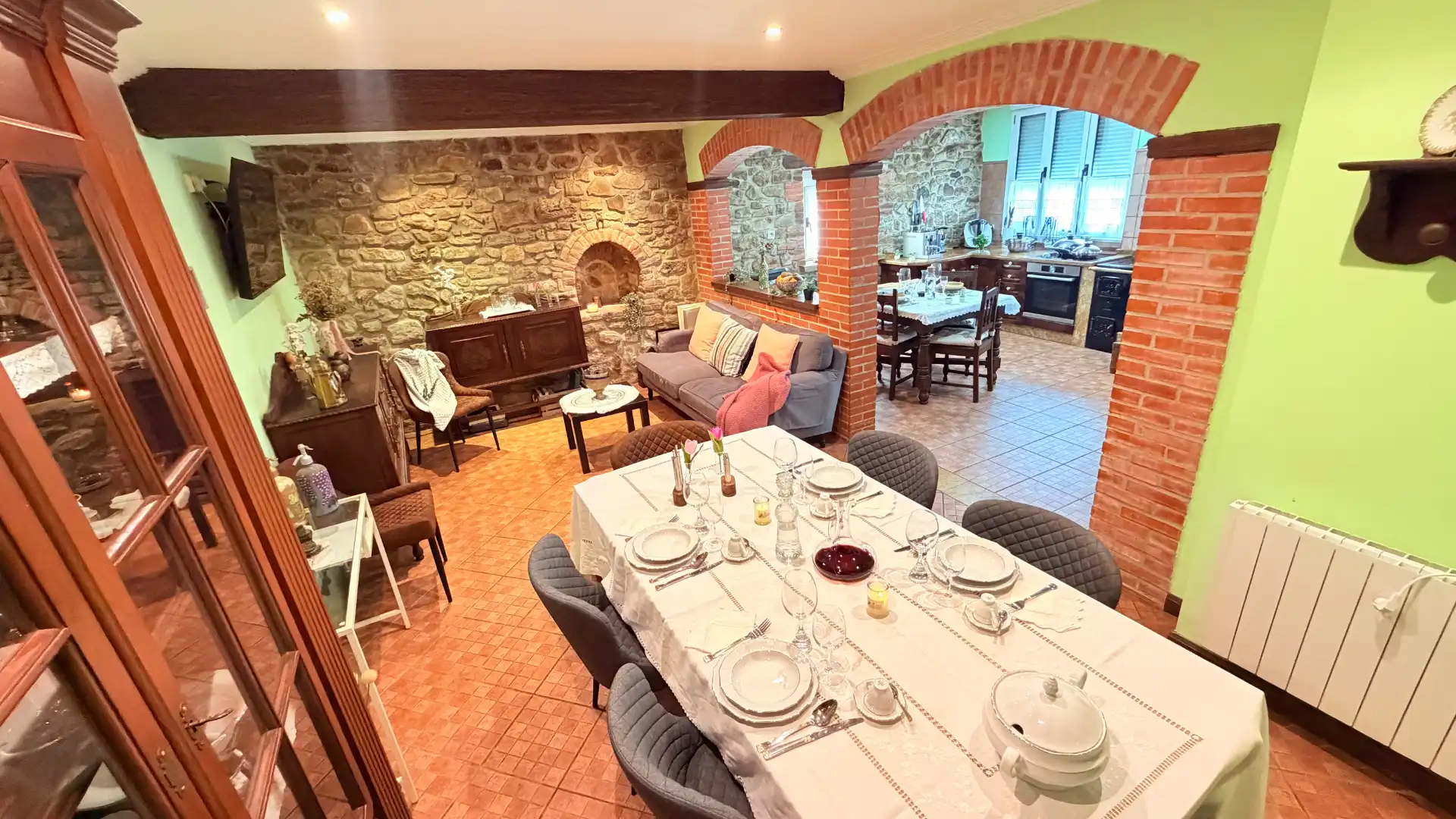 Dining room of Country homes for sale in Corvera de Asturias  with Heating, Private garden and Terrace