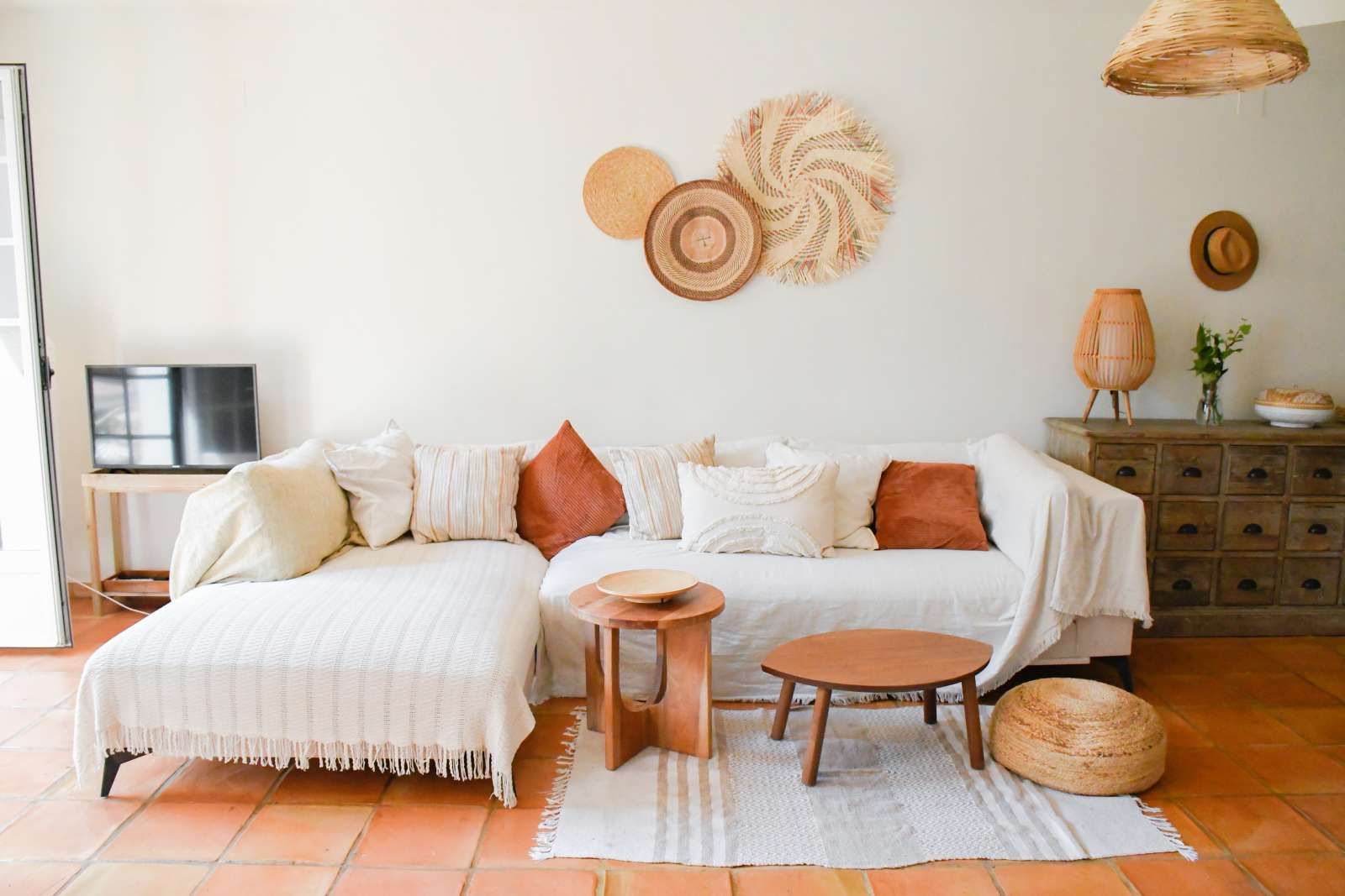 Sala de estar de Apartamento para compartir en Finestrat con Aire acondicionado, Terraza y Amueblado