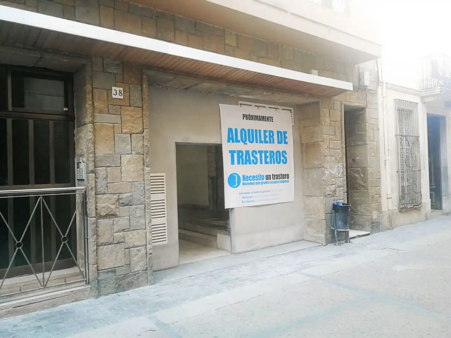 Vista exterior de Traster de lloguer en Calella amb Alarma