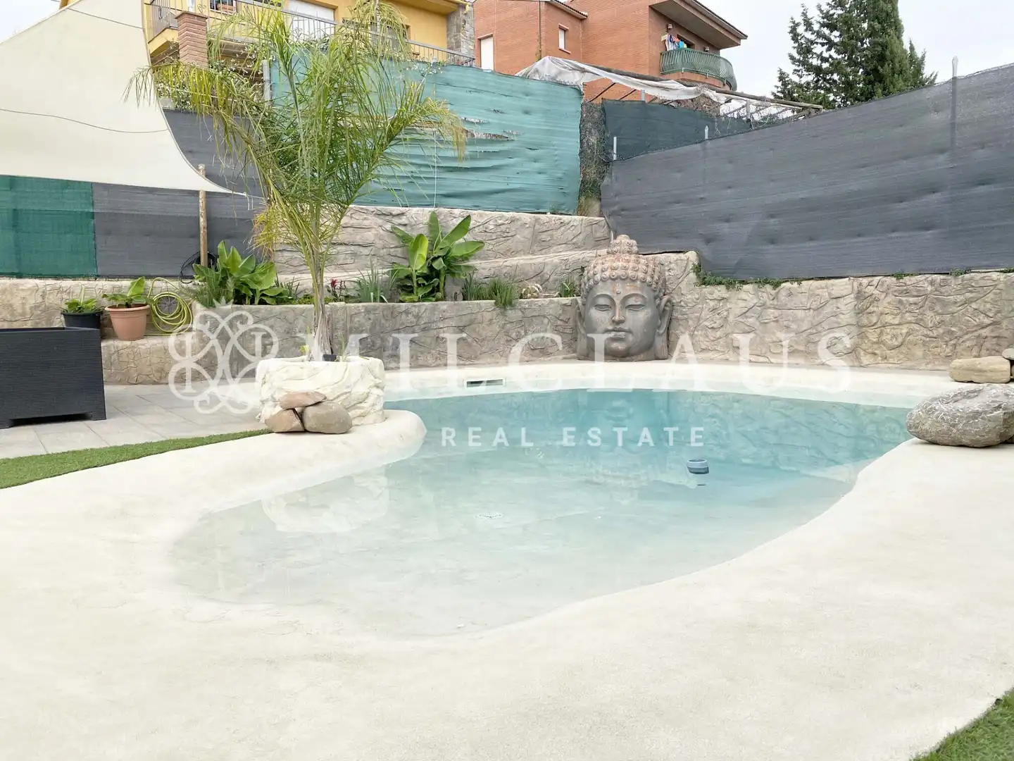 Schwimmbecken von Haus oder Chalet zum Verkauf in Lliçà d'Amunt mit Klimaanlage, Heizung und Privatgarten
