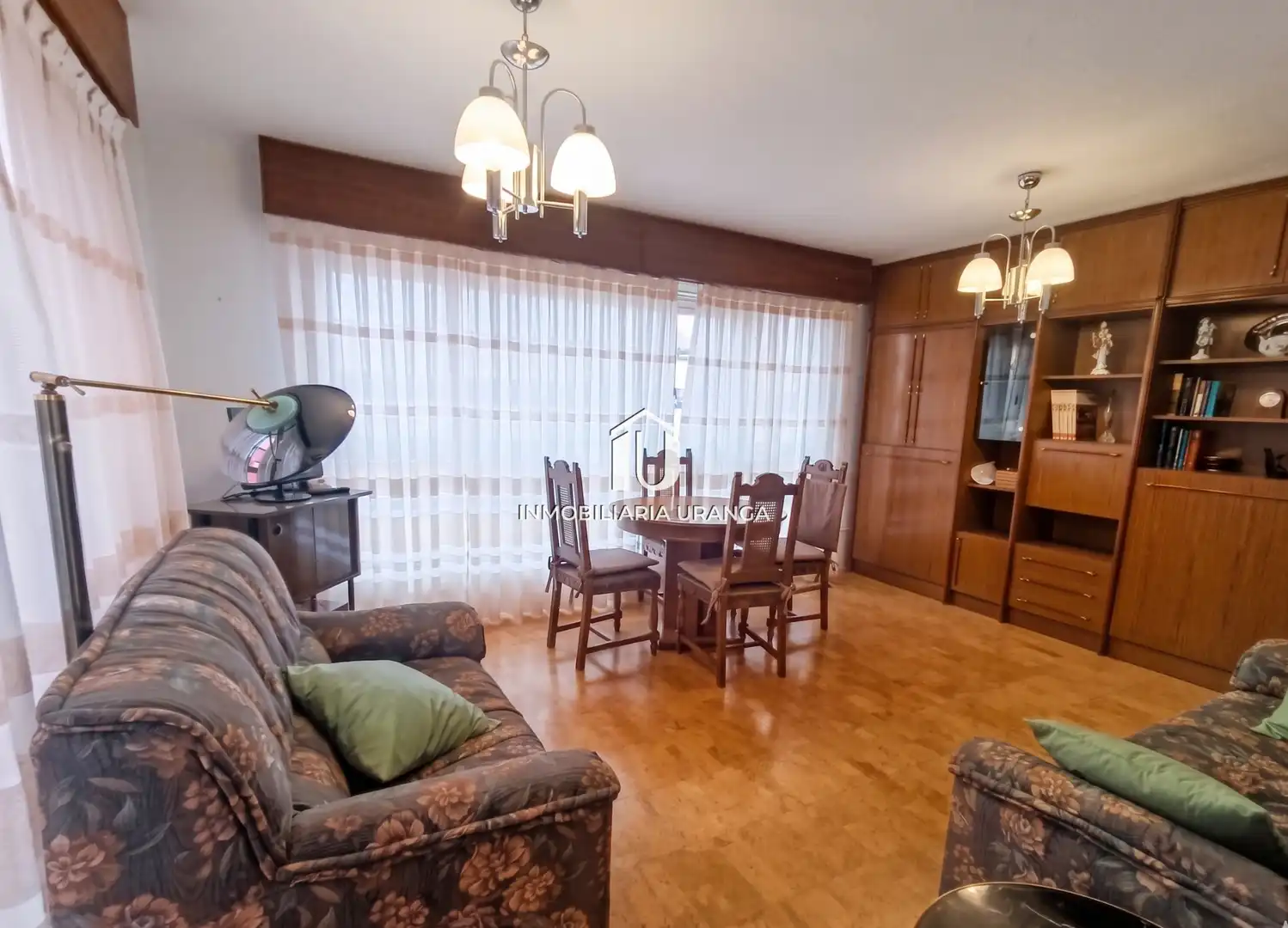 Living room of Flat for sale in Laredo  with Terrace and Furnished