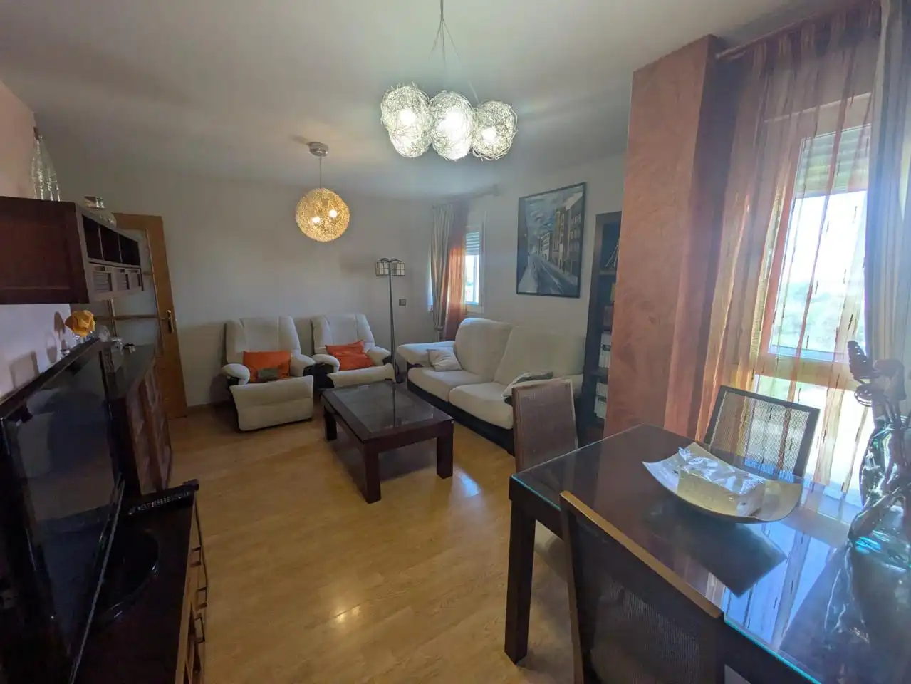 Living room of Flat for rent in Linares  with Air Conditioner and Furnished