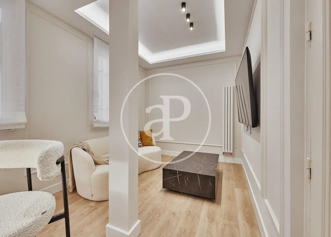 Sala de estar de Piso en venta en Madrid con Aire acondicionado, Calefacción y Amueblado