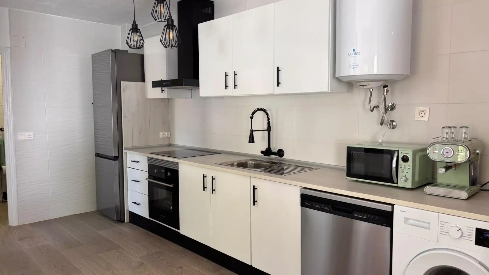 Kitchen of Apartments for sale in Mazarrón  with Air Conditioner, Private garden and Terrace