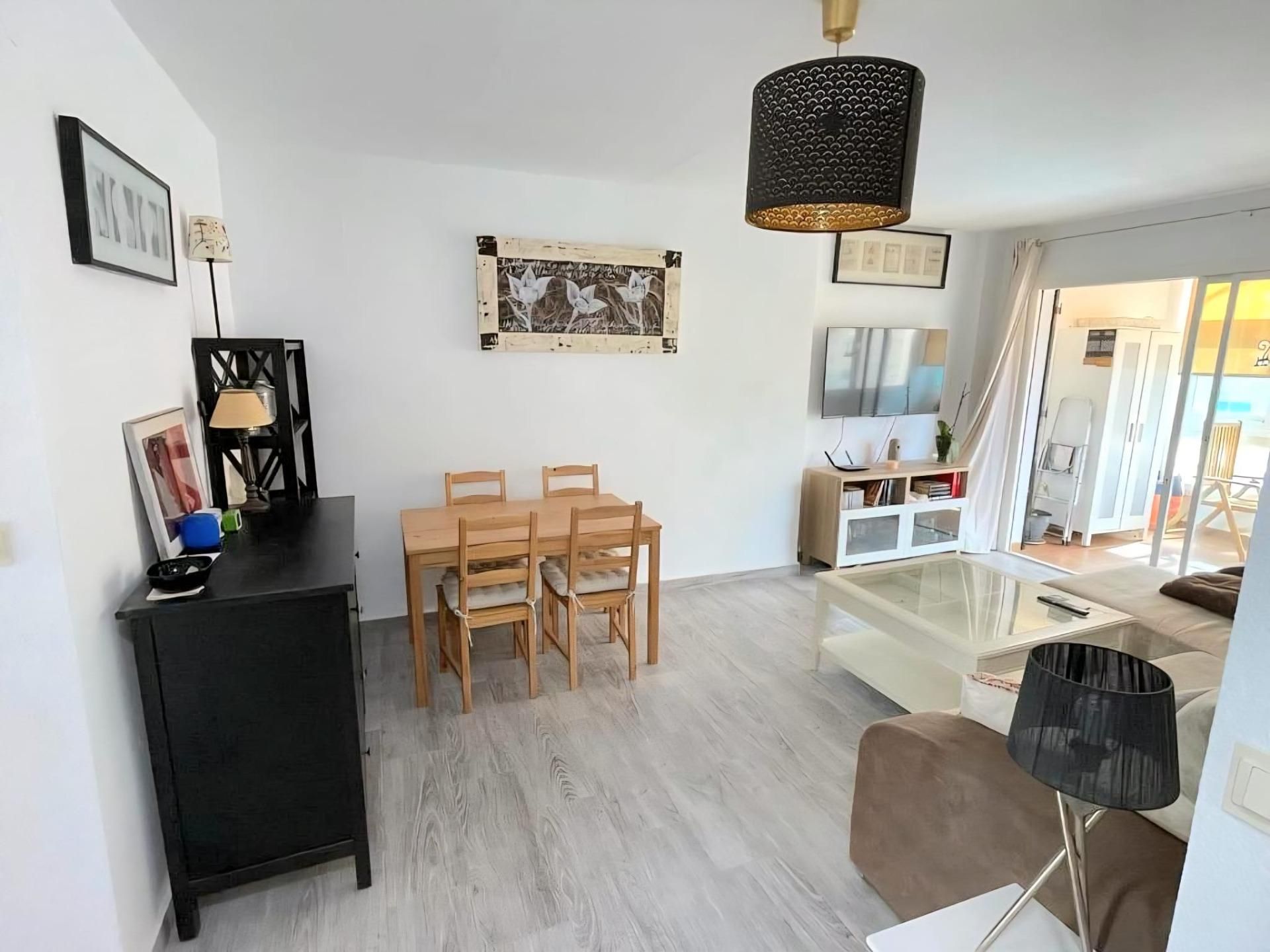Dining room of Flat for sale in Torremolinos  with Air Conditioner, Terrace and Furnished