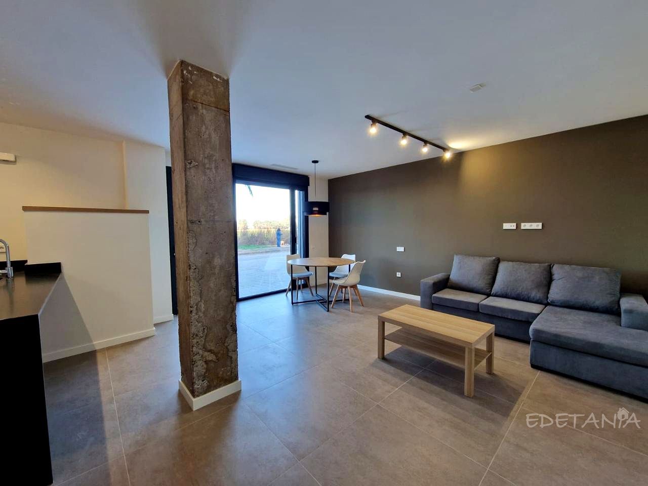 Sala d'estar de Planta baixa de lloguer en Vinalesa amb Aire condicionat, Moblat i Internet