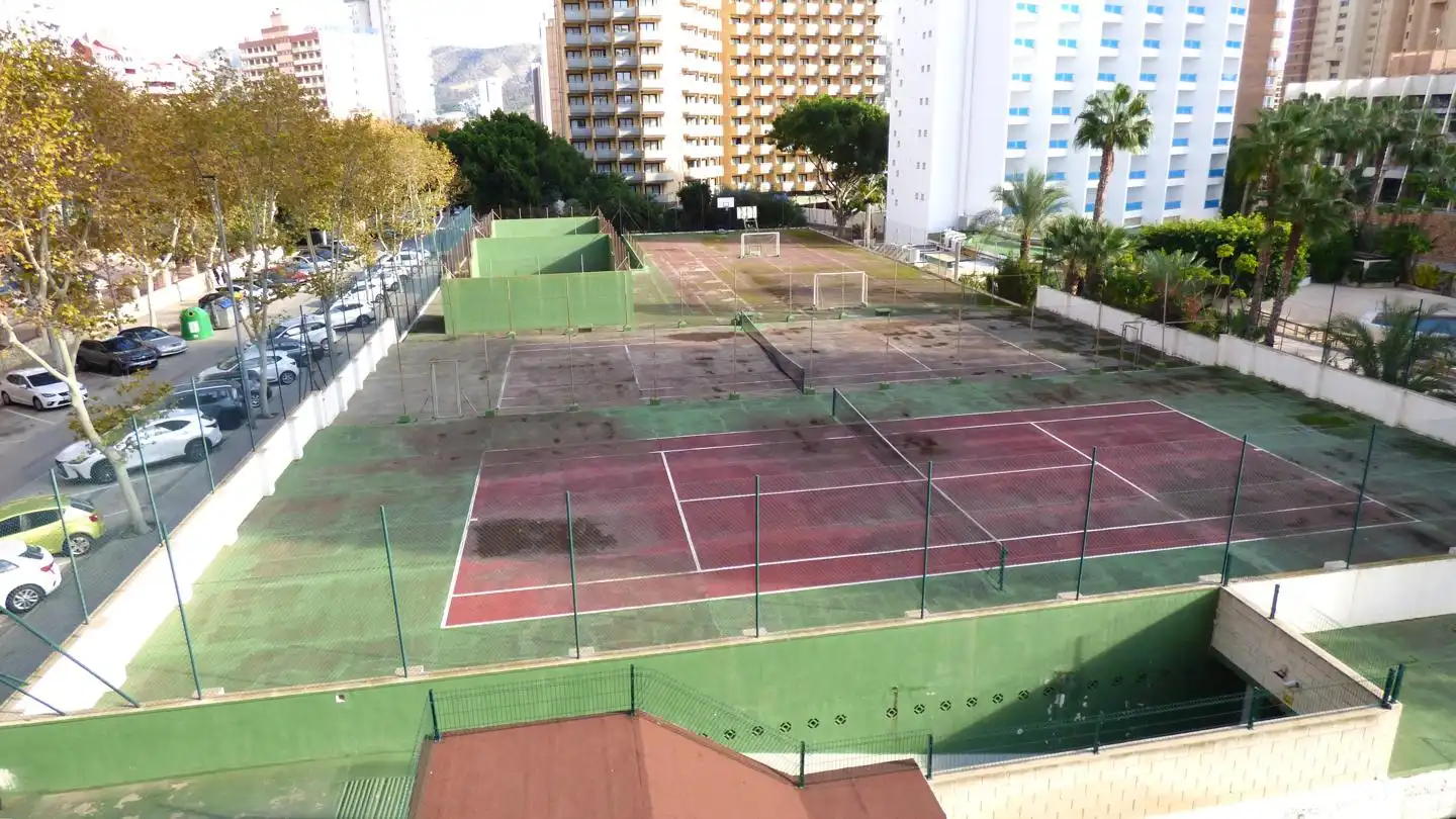 Exterior view of Flat for sale in Benidorm  with Air Conditioner, Furnished and Community pool