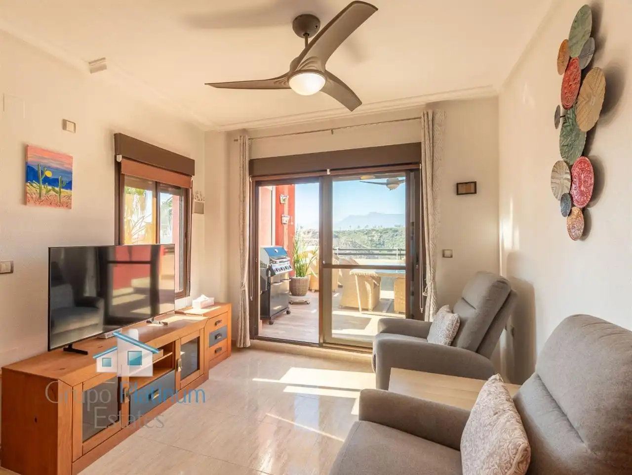 Terrassa de Apartament en venda en Pulpí amb Aire condicionat, Terrassa i Piscina