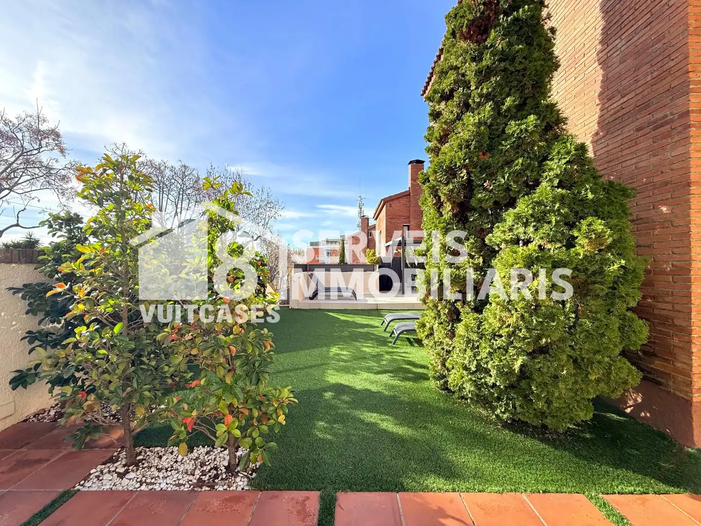 Garden of Houses for sale in El Masnou  with Heating, Private garden and Terrace