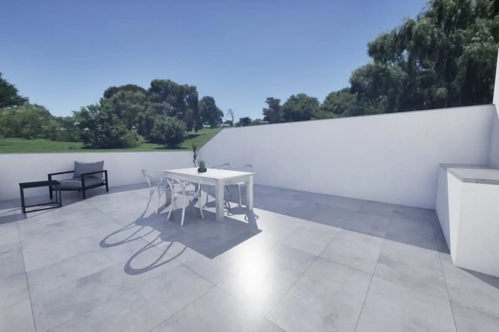 Terrasse von Einfamilien-Reihenhaus zum Verkauf in Torre-Pacheco