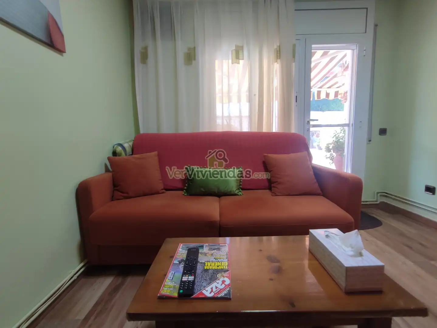 Wohnzimmer von Wohnung zum Verkauf in Viladecavalls mit Klimaanlage, Heizung und Terrasse