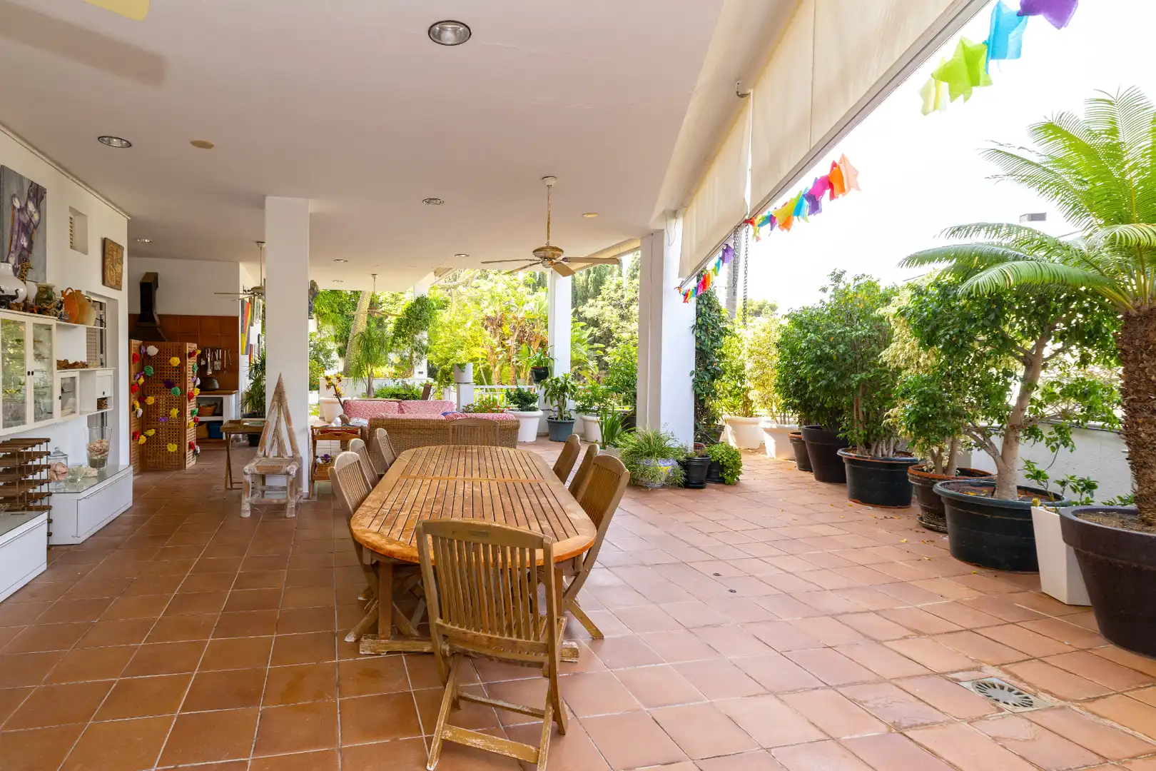 Terraza de Casa adosada en venta en Málaga con Aire acondicionado, Calefacción y Jardín privado