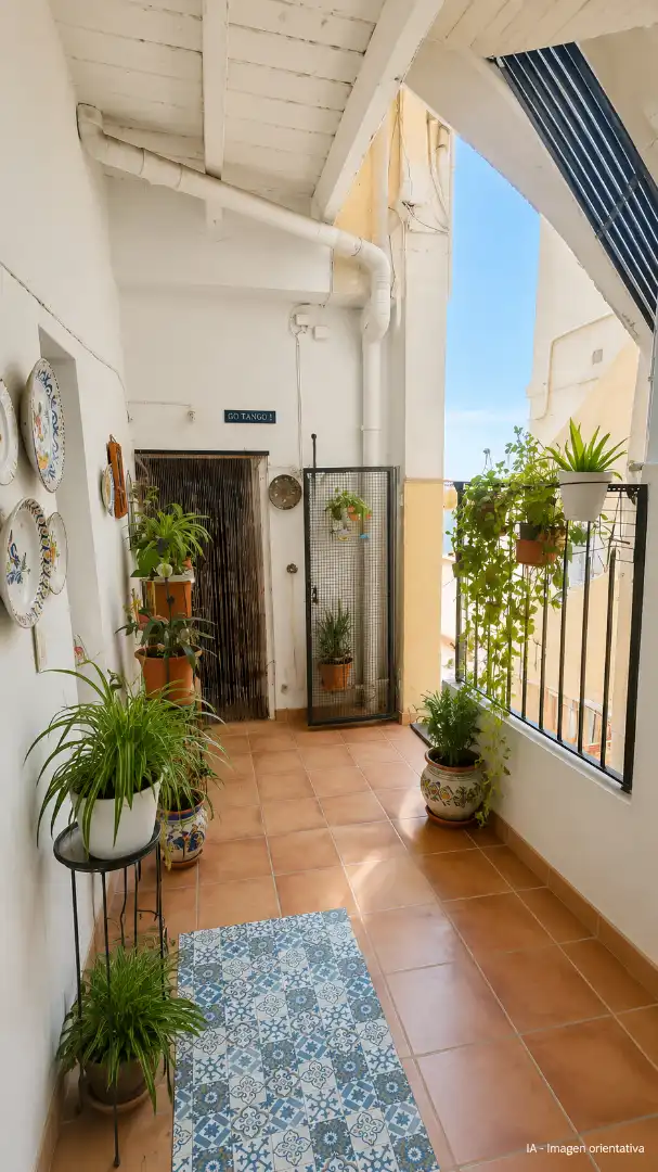 Terrasse von Wohnung zum Verkauf in Barcelona mit Möbliert