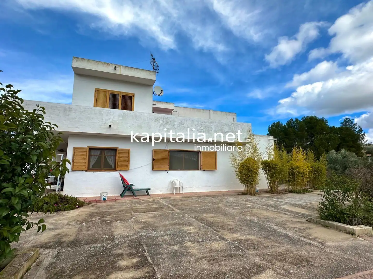 Exterior view of Houses for sale in Alcoy / Alcoi  with Air Conditioner, Private garden and Terrace