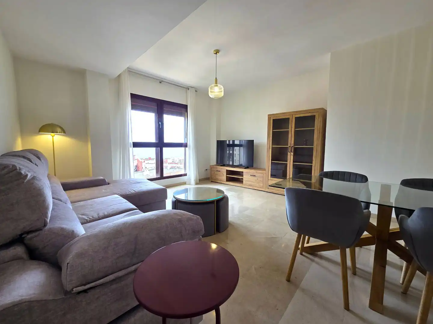 Wohnzimmer von Wohnung zur Miete in Las Palmas de Gran Canaria mit Privatgarten, Abstellraum und Möbliert