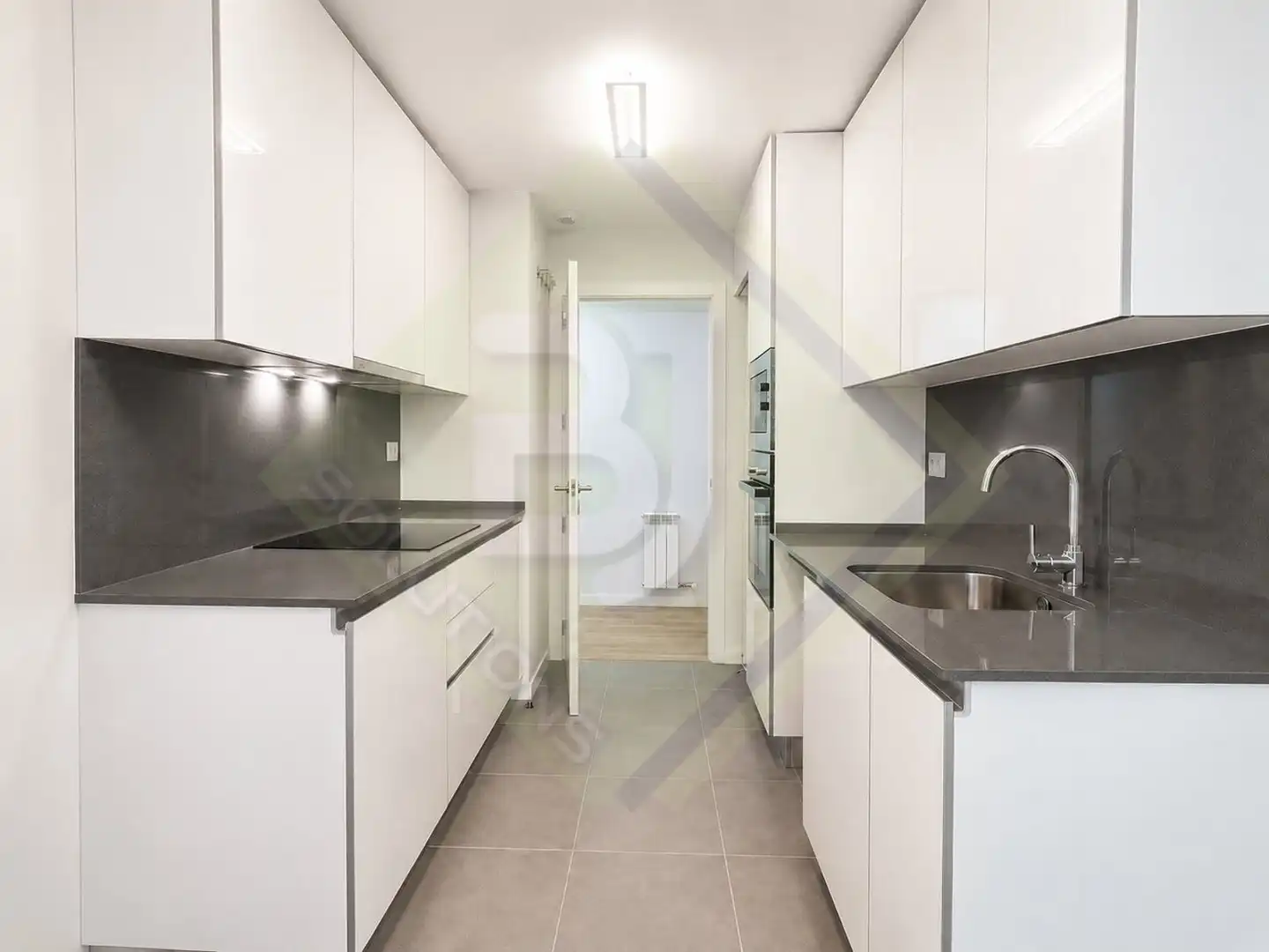 Cocina de Piso de alquiler en Mataró con Aire acondicionado, Calefacción y Parquet