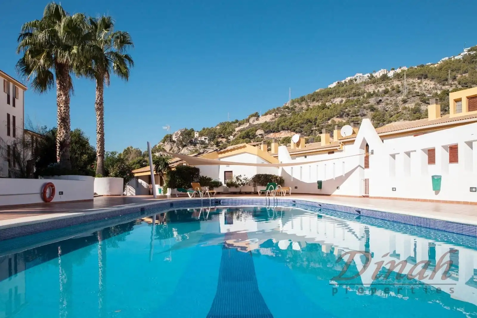 Piscina de Apartamento de alquiler en Altea con Aire acondicionado, Calefacción y Amueblado