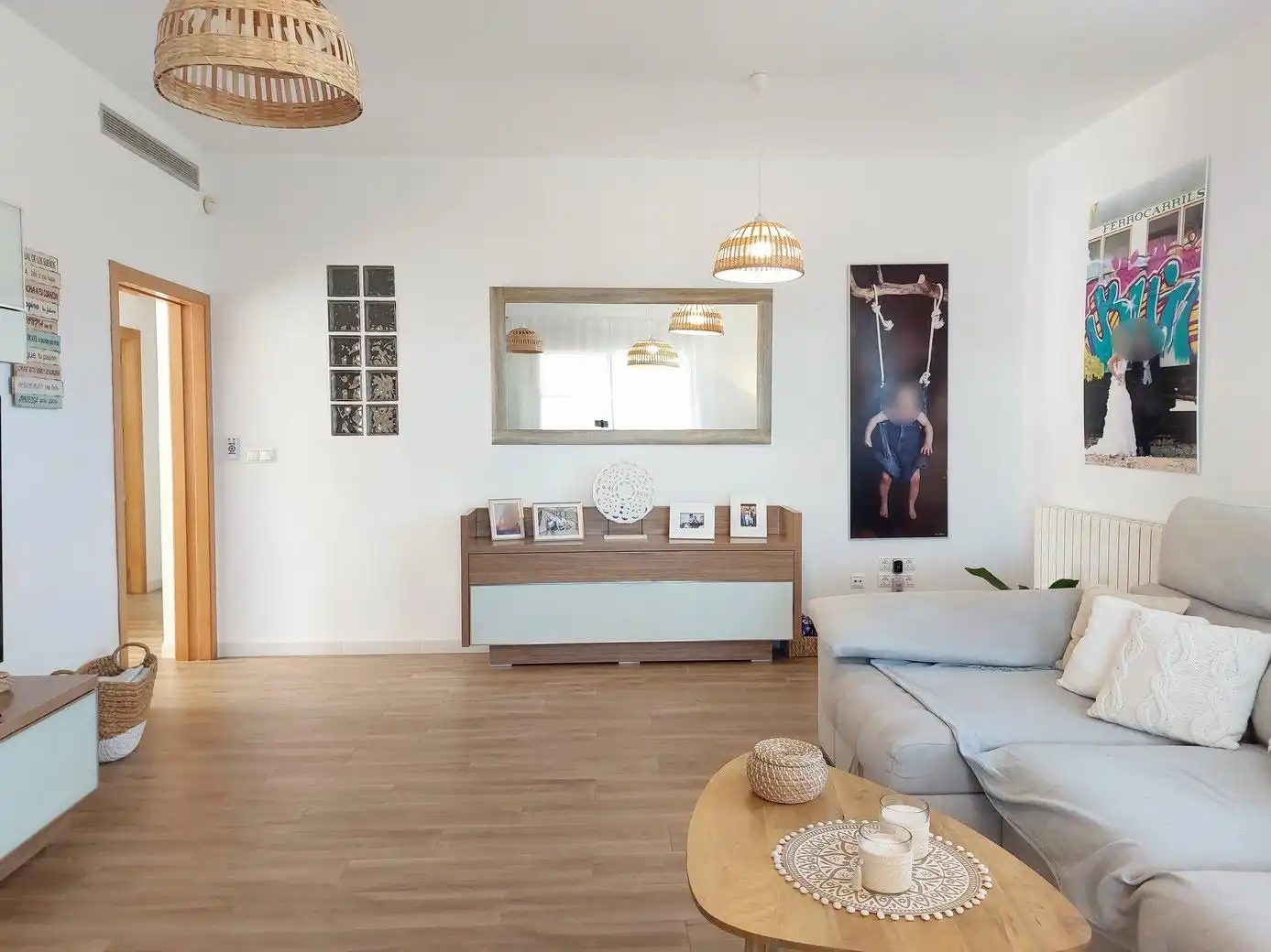Sala d'estar de Casa o xalet en venda en Aigües amb Calefacció, Jardí privat i Terrassa