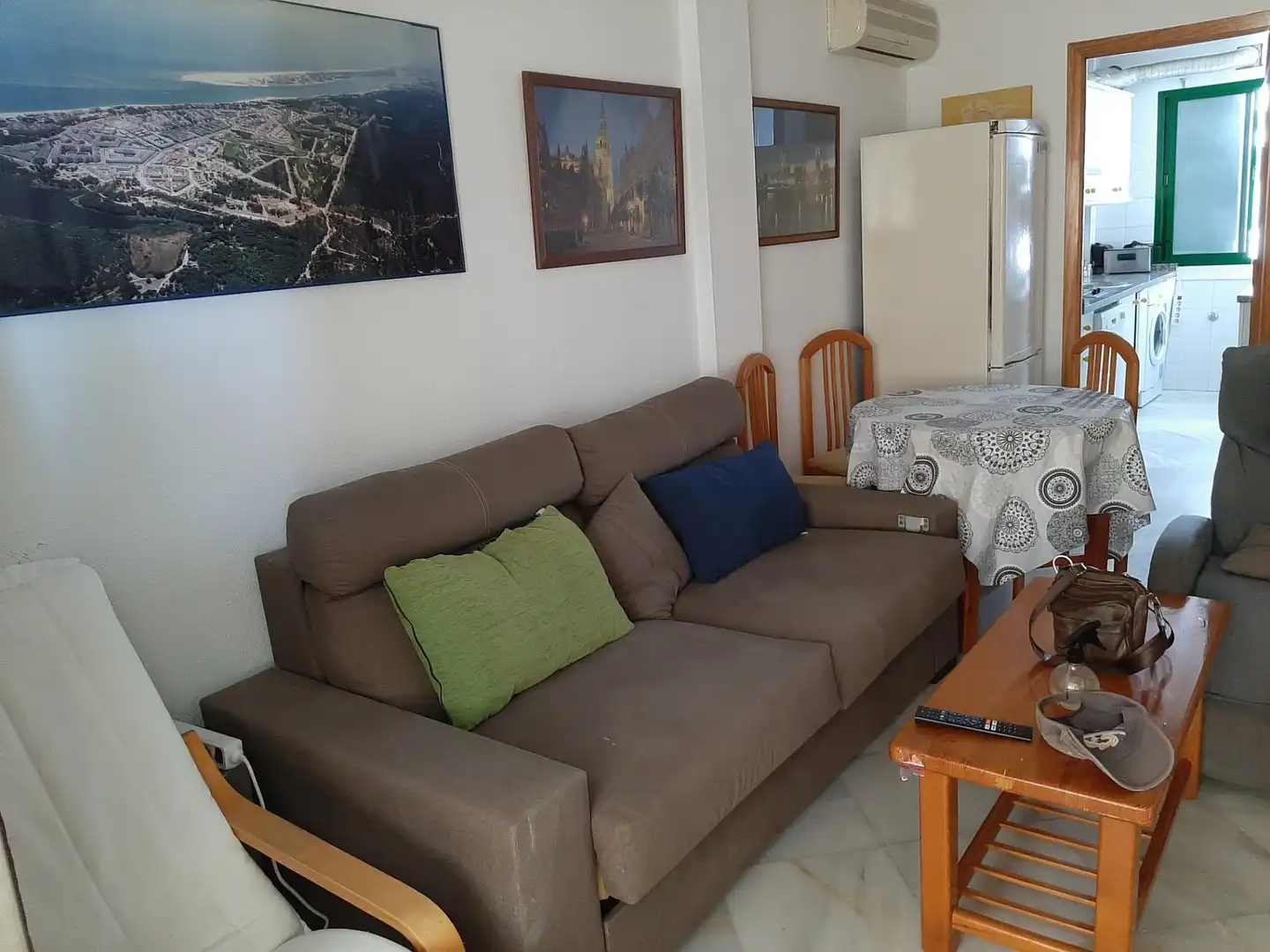 Sala de estar de Apartamento en venta en El Portil con Terraza, Amueblado y Piscina comunitaria