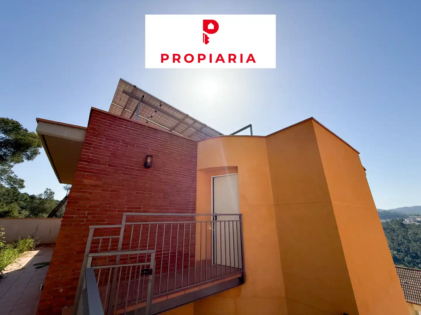 Exterior view of Houses for sale in Vallirana  with Air Conditioner, Heating and Private garden