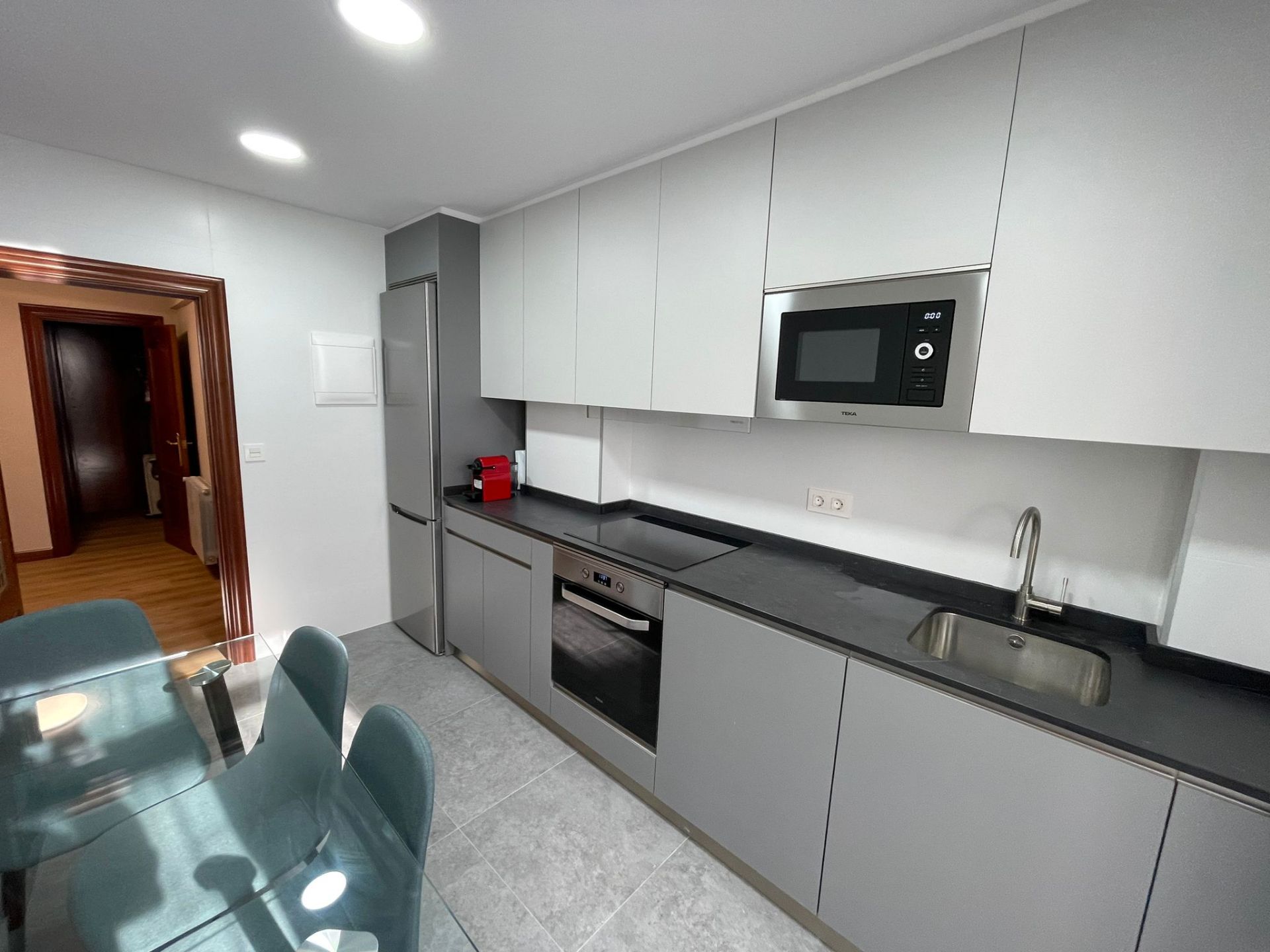 Kitchen of Flat for sale in Barakaldo   with Heating, Parquet flooring and Terrace