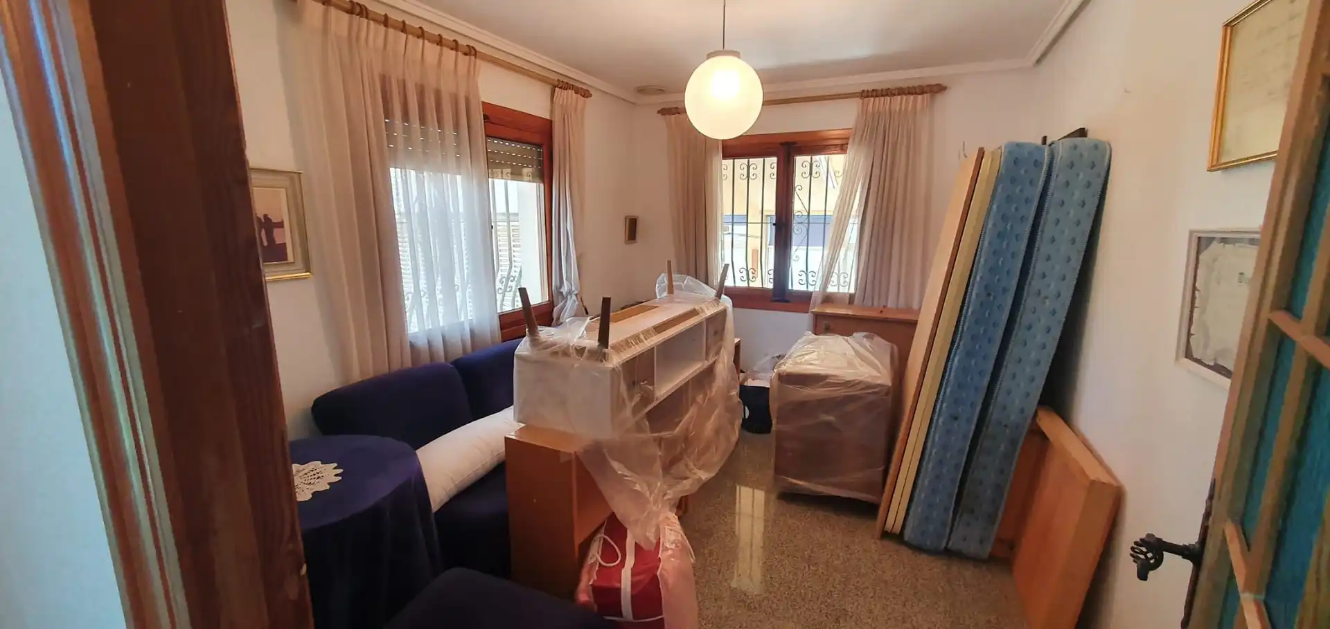 Wohnzimmer von Wohnung zum Verkauf in Alcoy / Alcoi mit Privatgarten, Terrasse und Abstellraum