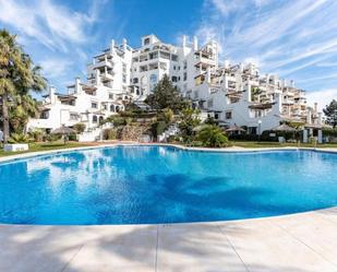 Exterior view of Flat for sale in Mijas  with Terrace, Swimming Pool and Furnished