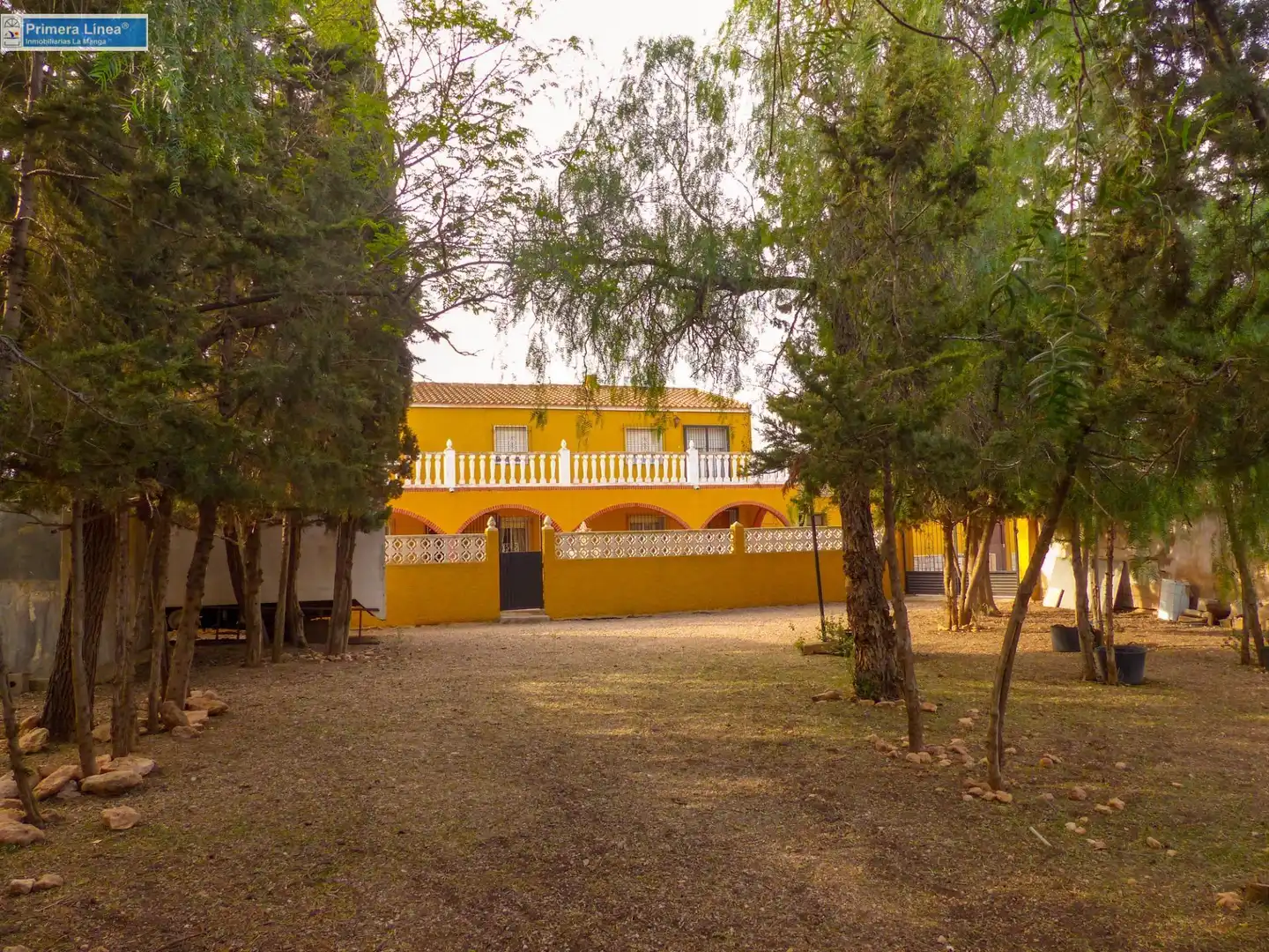 Vista exterior de Finca rústica en venda en Fuente Álamo de Murcia amb Calefacció, Jardí privat i Terrassa