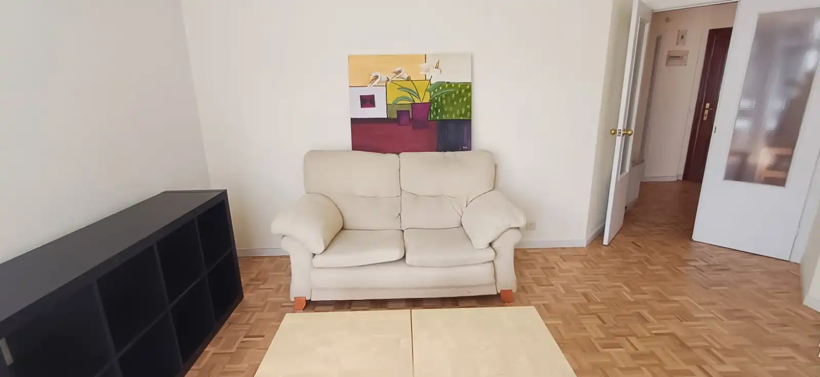 Living room of Flat for rent in Santiago de Compostela   with Heating, Storage room and Furnished
