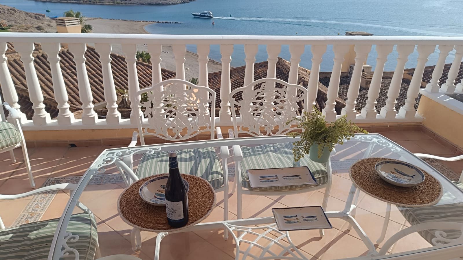 Terrace of Duplex to rent in La Manga del Mar Menor  with Terrace, Furnished and Oven