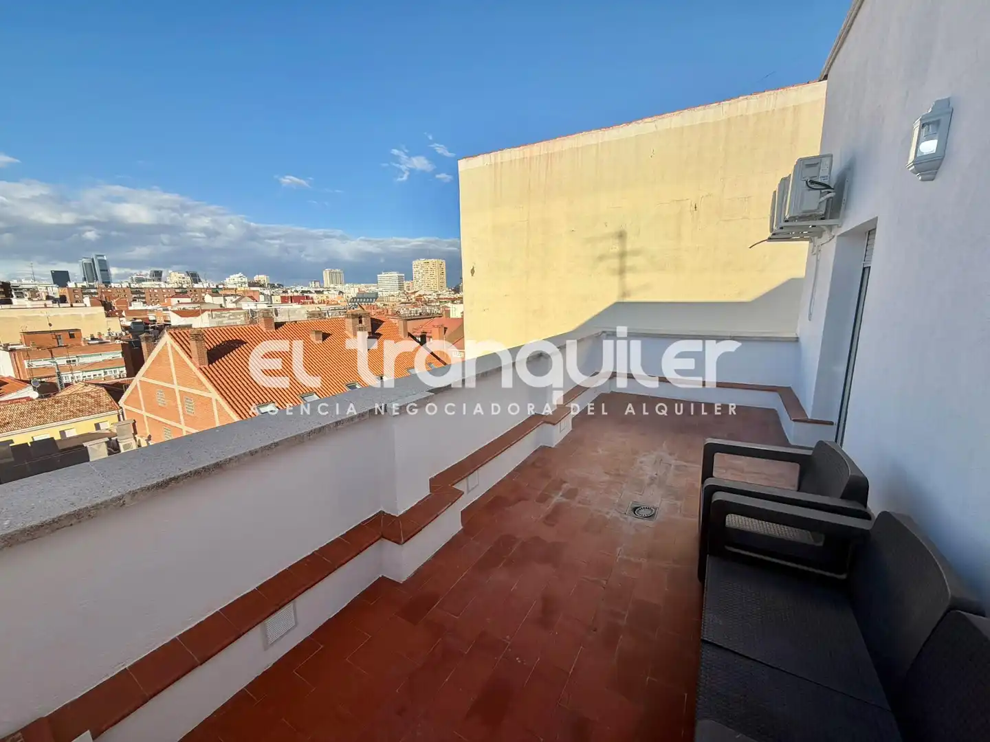 Terrasse von Dachboden zur Miete in Tetuán