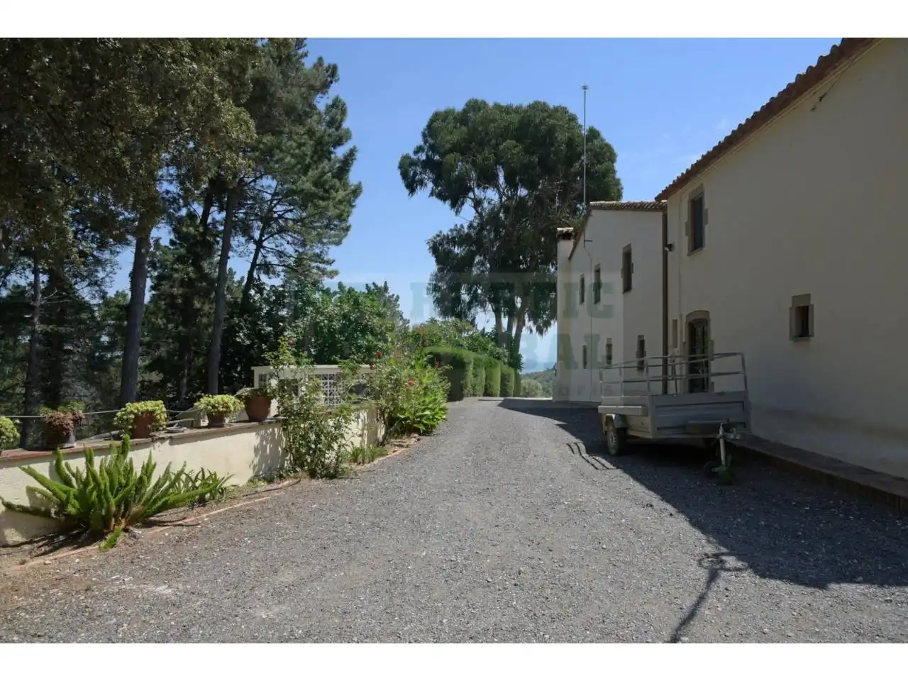 Vista exterior de Finca rústica en venda en Tordera amb Calefacció i Piscina