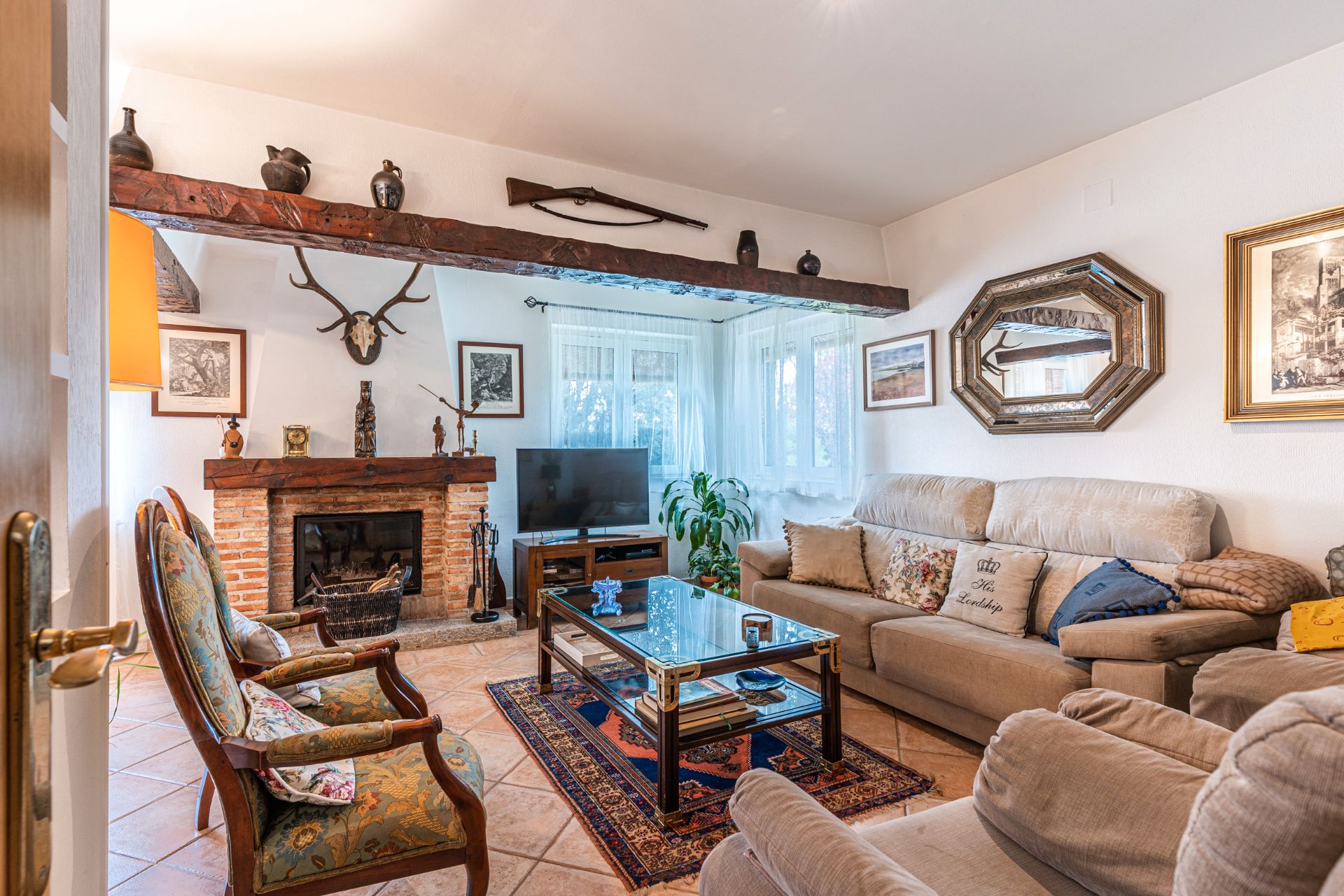 Living room of House or chalet for sale in Las Rozas de Madrid  with Heating, Private garden and Swimming Pool
