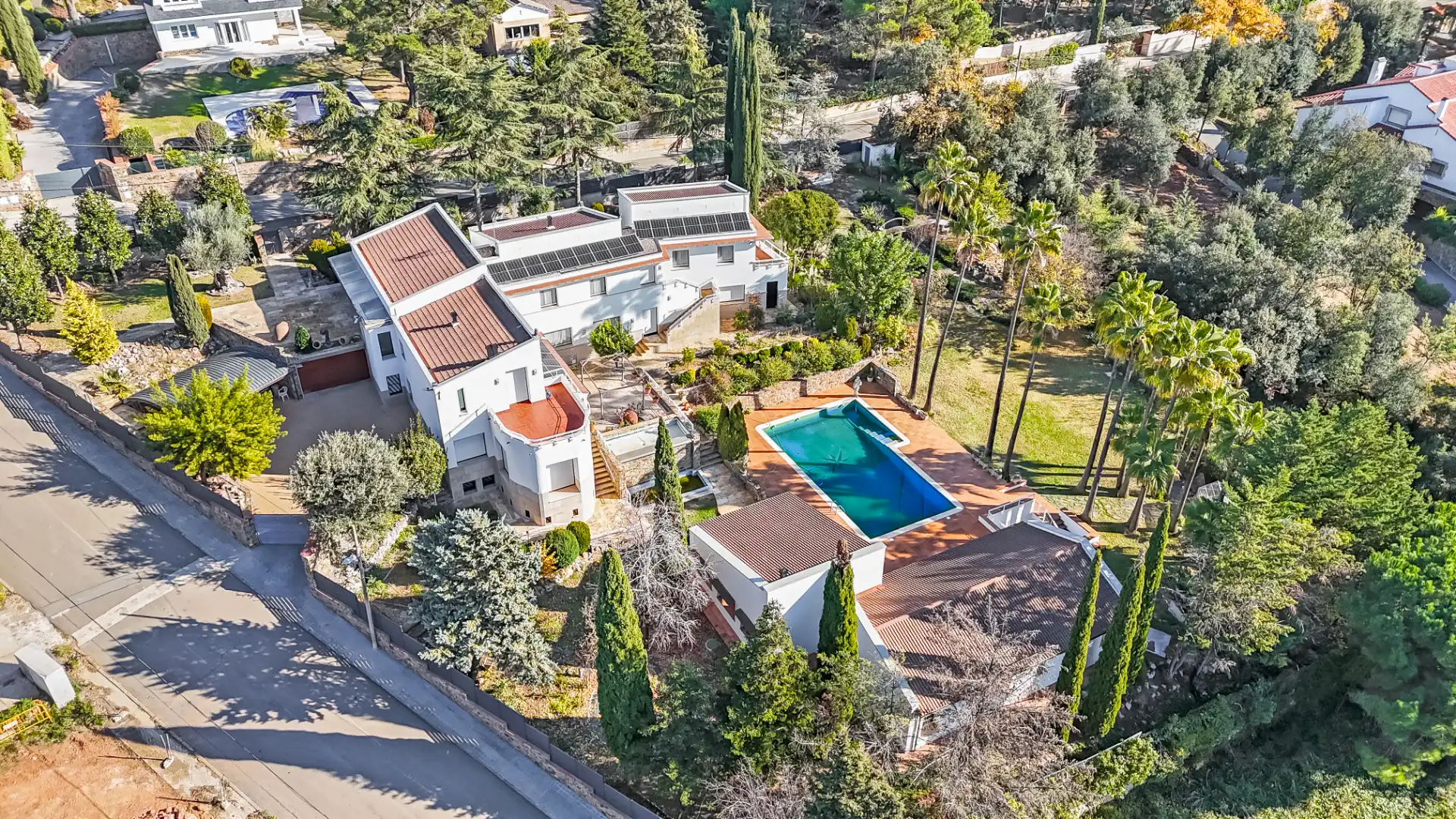 Vista exterior de Casa o chalet en venta en Matadepera con Aire acondicionado, Calefacción y Jardín privado